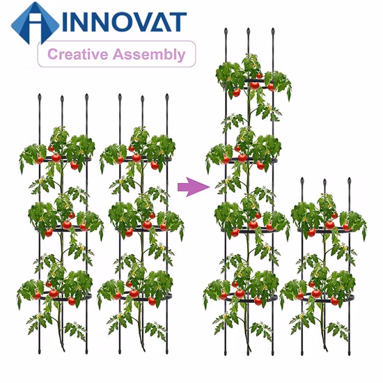 Tomato Growing Cage Plant Vertical Support Climbing Vegtables Grow Cage