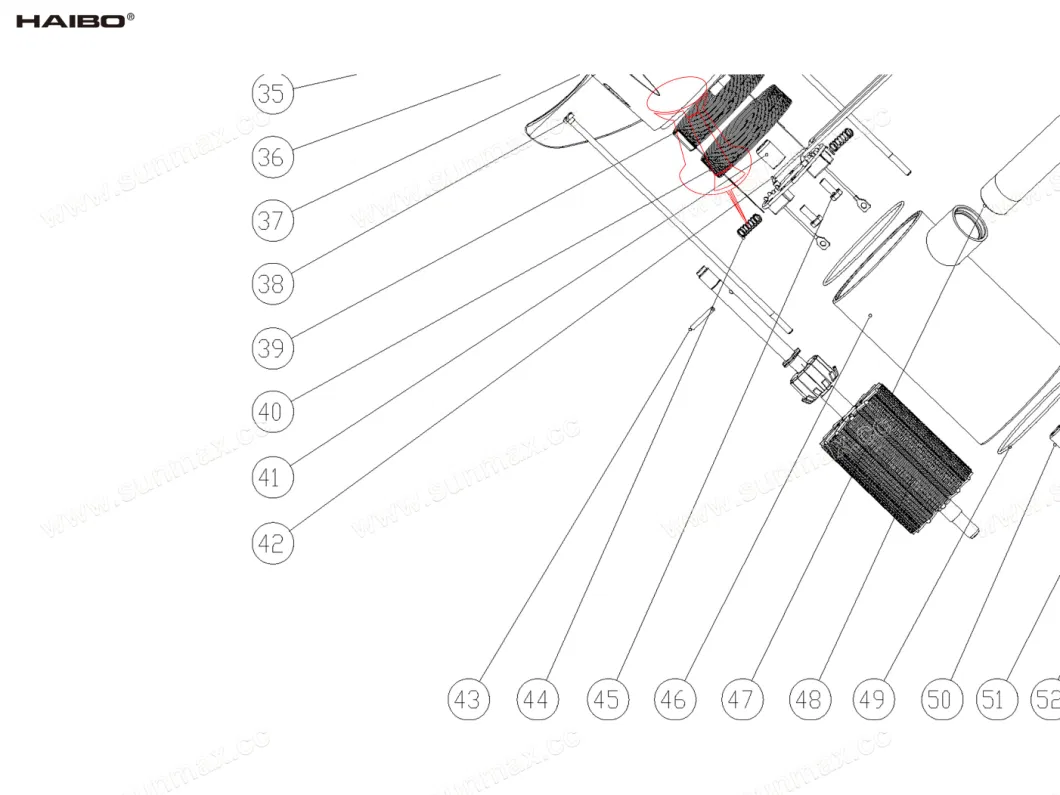 Spring Spare Parts for Haibo D44 Electric Trolling Motor